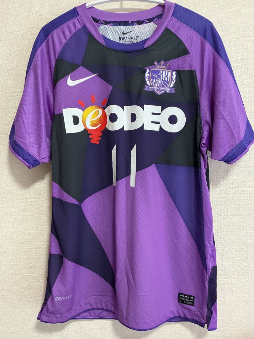 デニム様2点セット　サンフレッチェ広島2011シーズンユニフォーム　背番号11