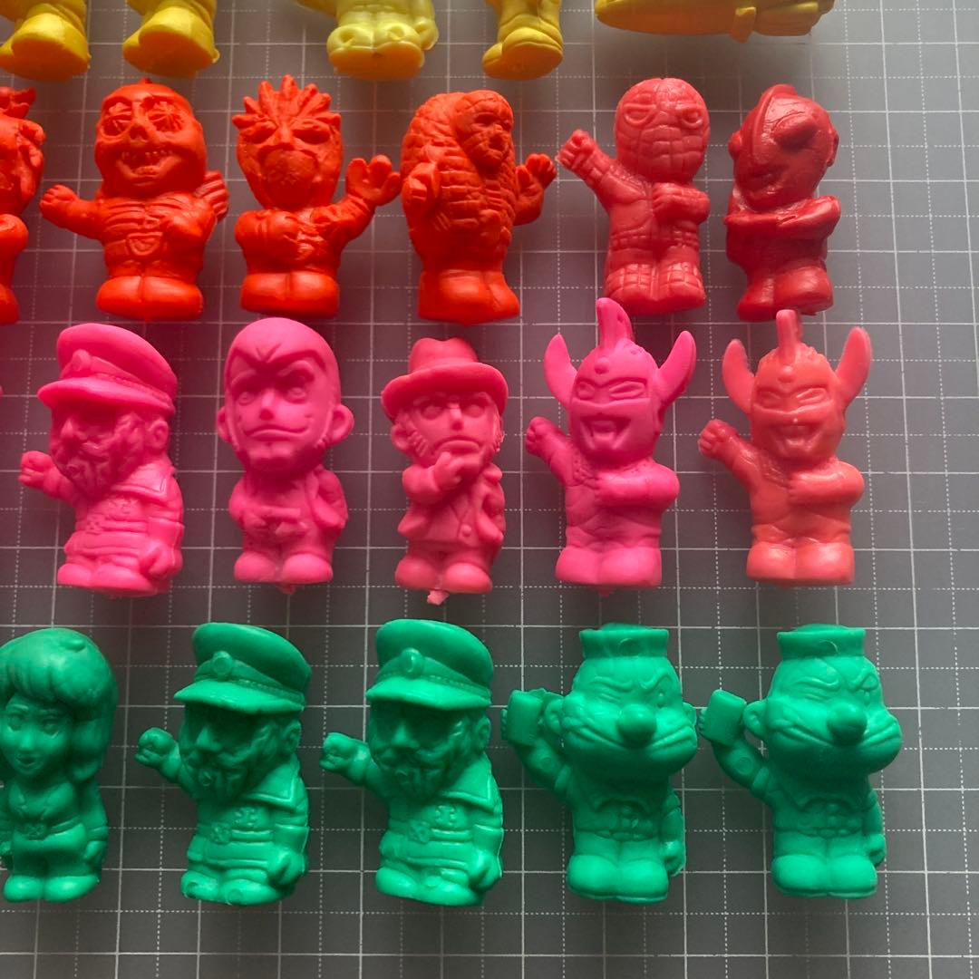 スパイダーマン ポパイ ウルトラマン 怪獣 怪人 消しゴム パチ消し フィギュア