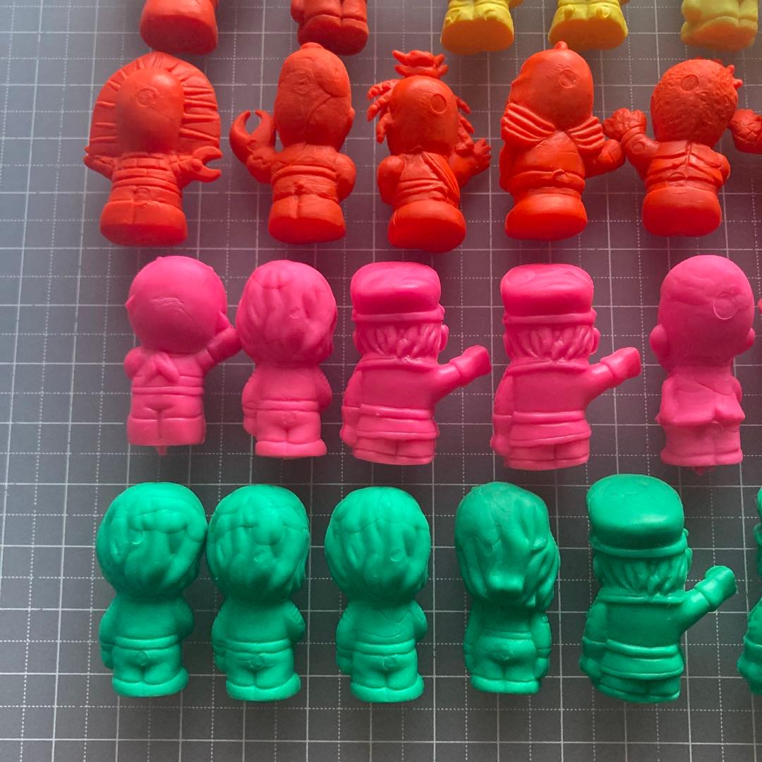 スパイダーマン ポパイ ウルトラマン 怪獣 怪人 消しゴム パチ消し フィギュア