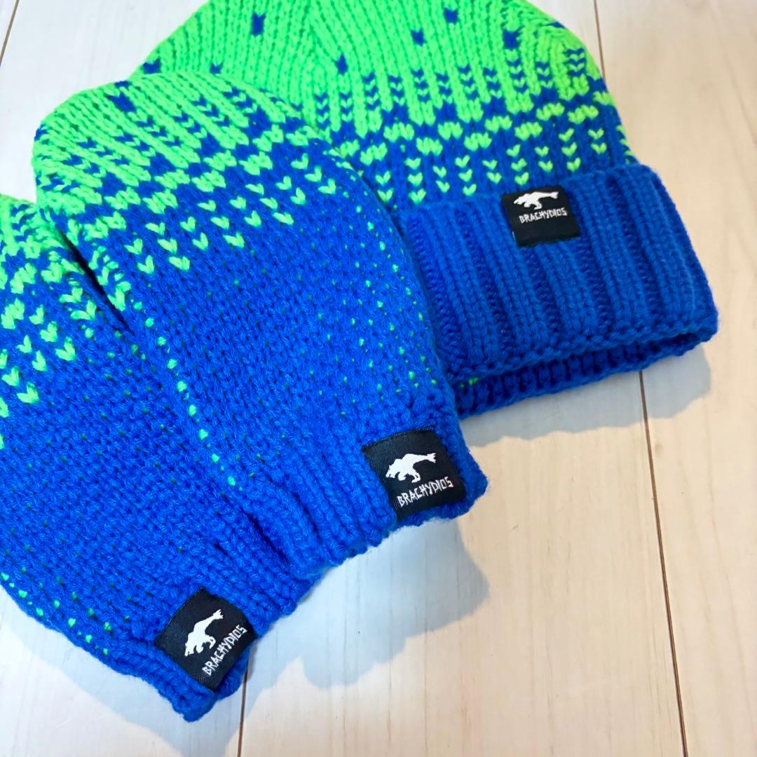 モンハン 大狩猟展 剛拳爆砕！ブラキディオスのニット帽&ミトン大阪限定　Lサイズ