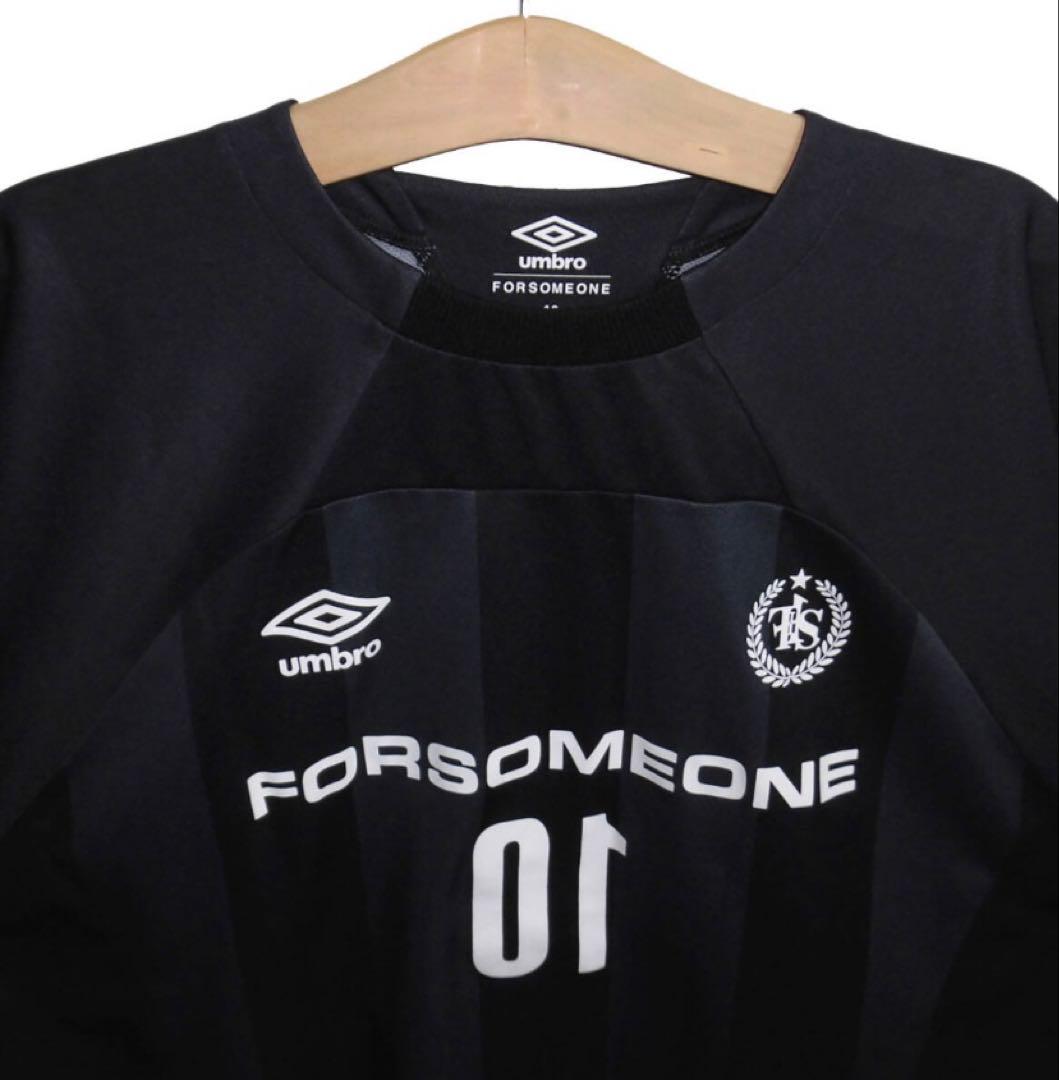 定価2.9万 美品 umbro × FORSOMEONE ゲームシャツ Lサイズ