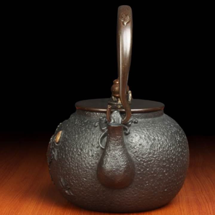 SW 松紋堂 鉄器 急須 伝統工芸 手作り 鉄分補給 鉄瓶　025