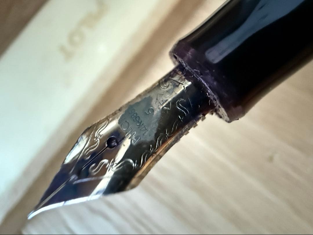 PILOT パイロット ／ 漆蒔絵 桜 14K 585 金 万年筆 箱付き