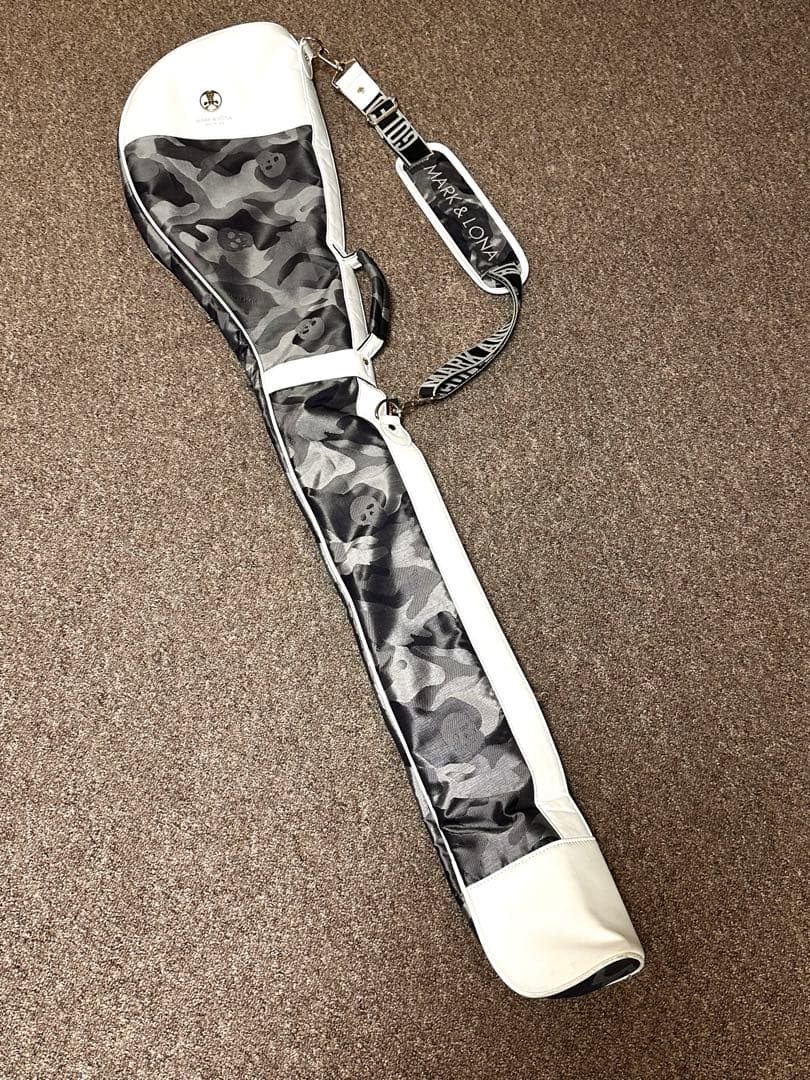 値下！美品✨マークアンドロナ　スカル迷彩柄　クラブケースバッグ