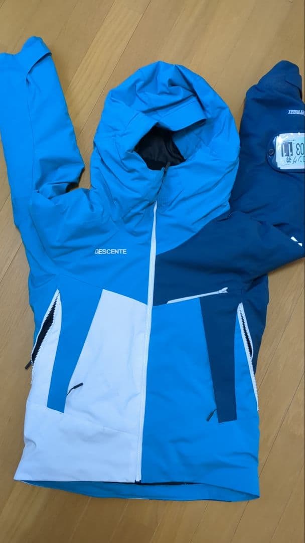 DESCENTE S.I.O. スキーウェア 青/白