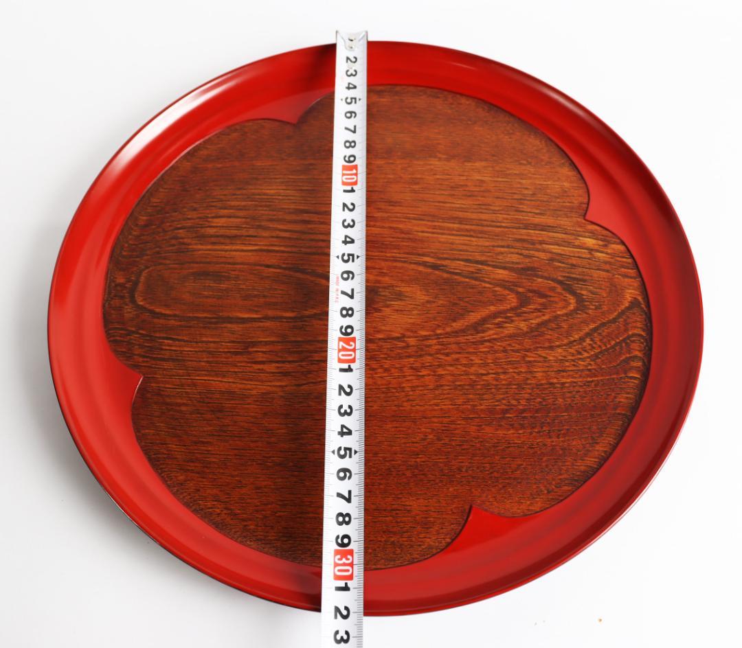 茶道具 丸盆 梅丸盆 五枚