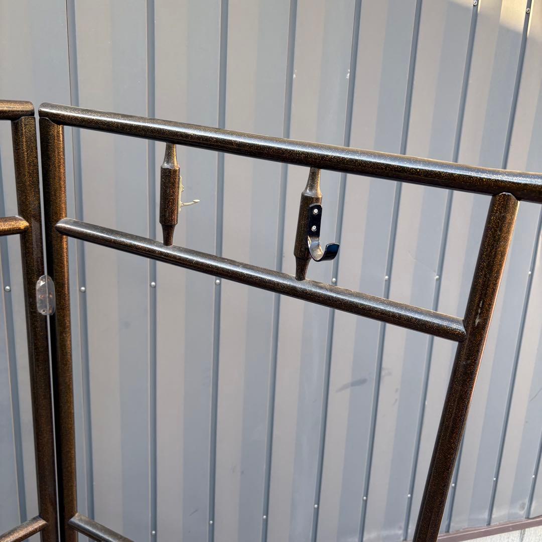 昭和レトロ 和風 古民具 漆塗り ラメ 衣桁 衣紋掛け 古道具 和家具 着物和服