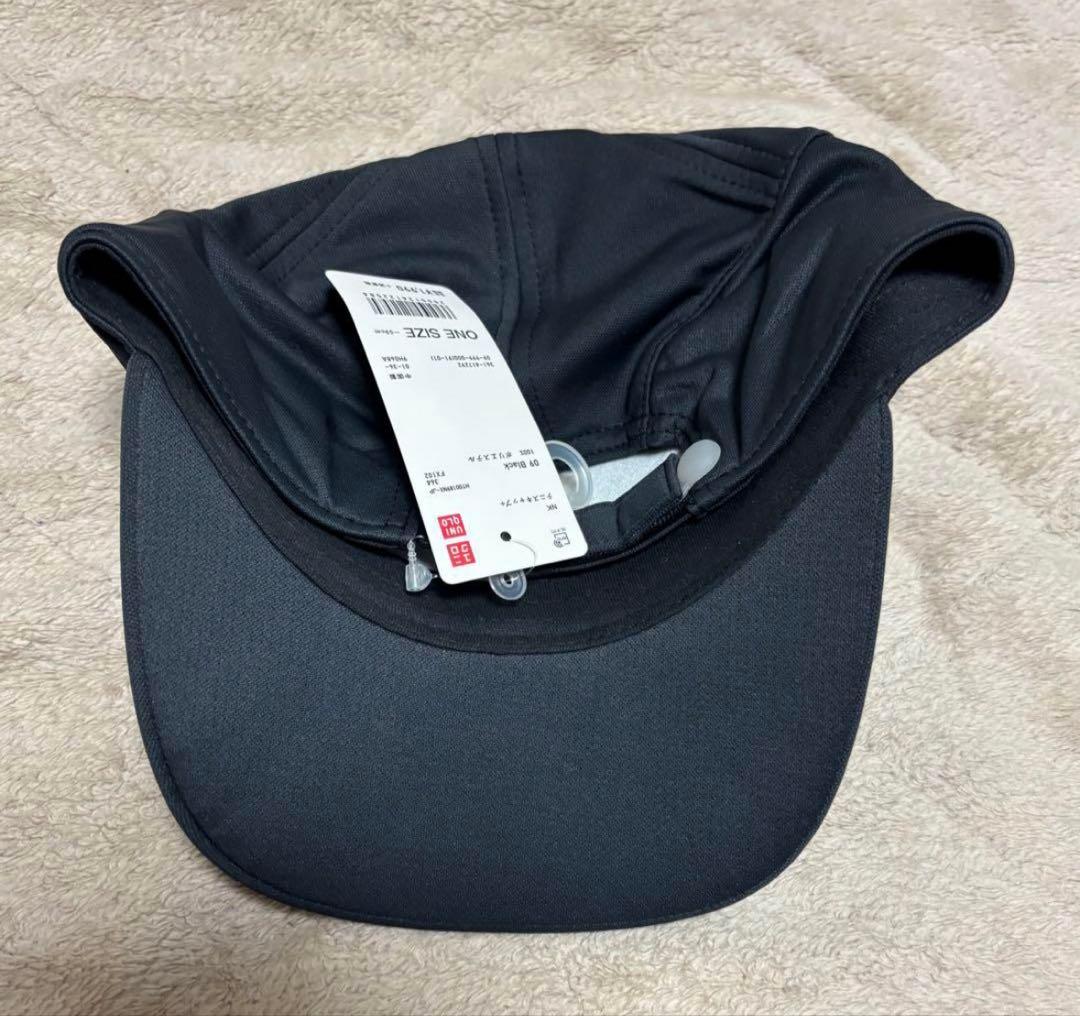 UNIQLO CAP ユニクロ キャップ 錦織圭モデル BLACK 黒