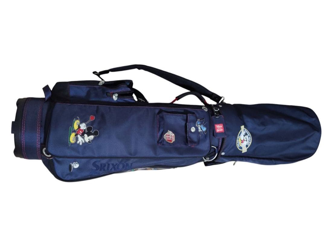 スリクソン ディズニー コラボ GGC-S087L キャディバッグ ネイビー