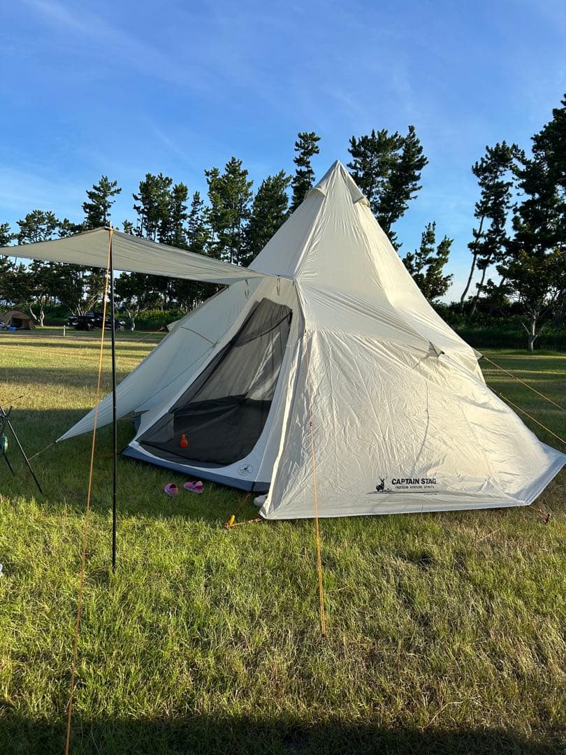テント、グランドシート、タープ3点セットCAPTAIN オクタゴン460UV