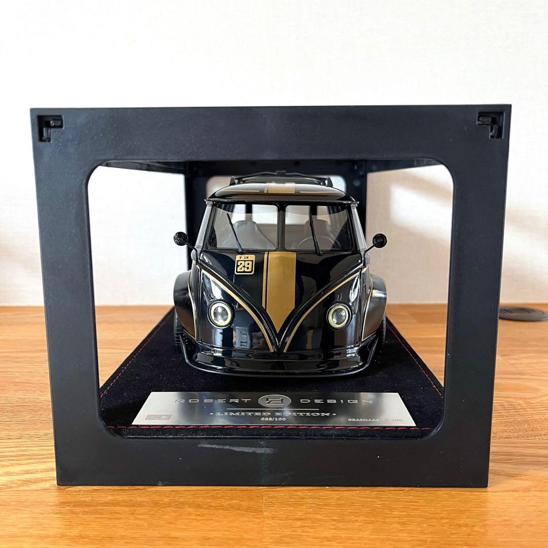 PYOMAROさま専用1/18 フォルクスワーゲン バス JPSカラー