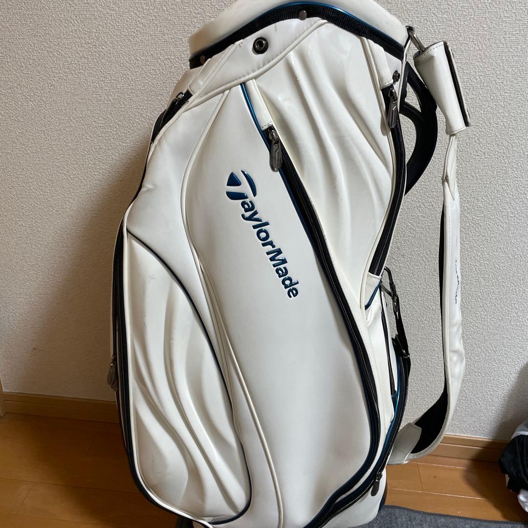 TaylorMade テーラーメイド キャディバッグ 白 9型 フード