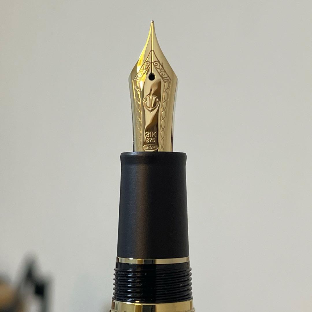 SAILOR セーラー エボナイト 彫刻 万年筆 夜風 細字(F)