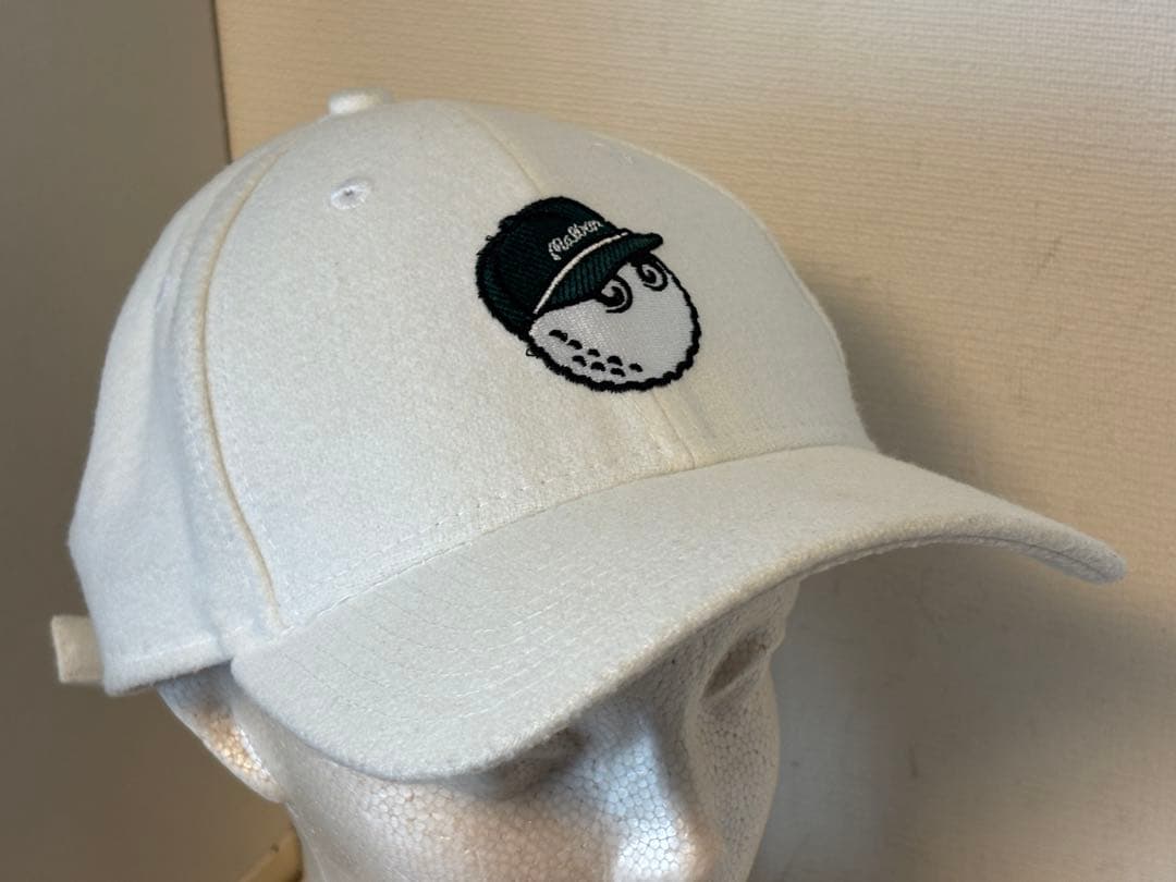 ニューエラ/帽子/マルボン/コラボ/ロゴ/別注/ゴルフ/限定/ホワイト/未使用