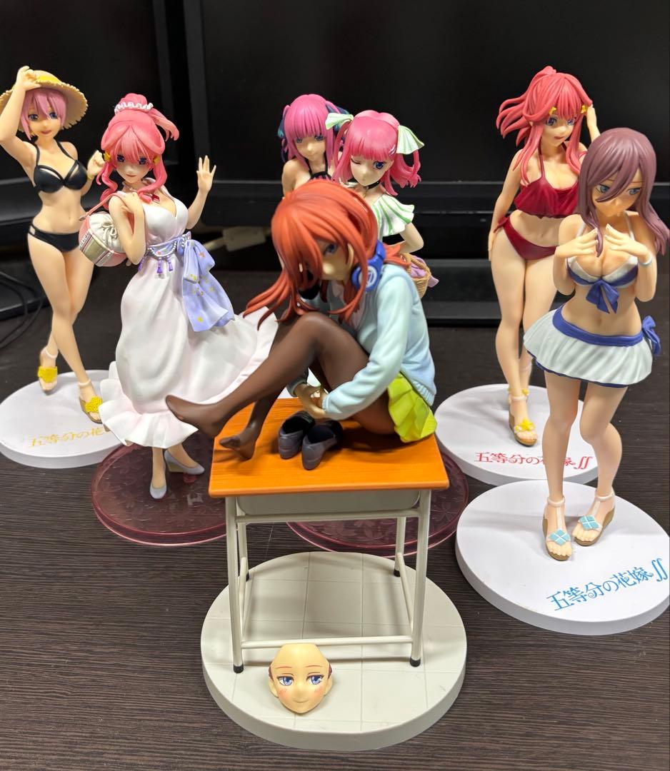 五等分の花嫁　中野三玖 他　フィギュア 7体セット