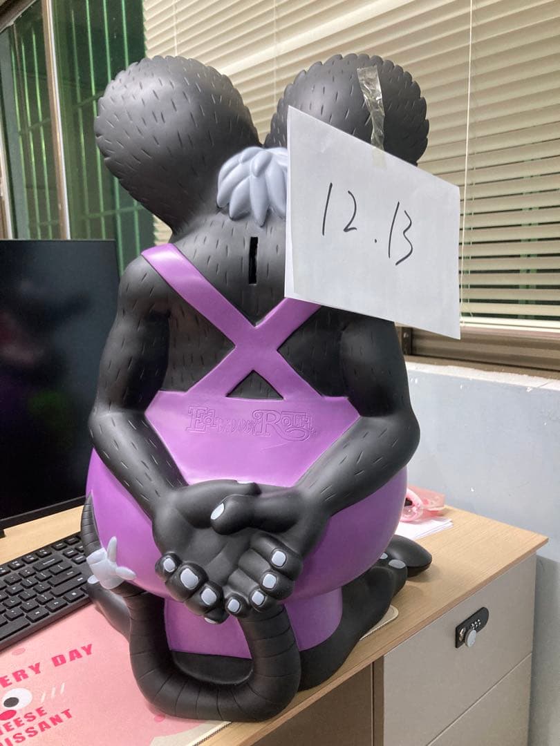 ラットフィンク　特大貯金箱　特大フィギュア 60cm　黒　ブラック