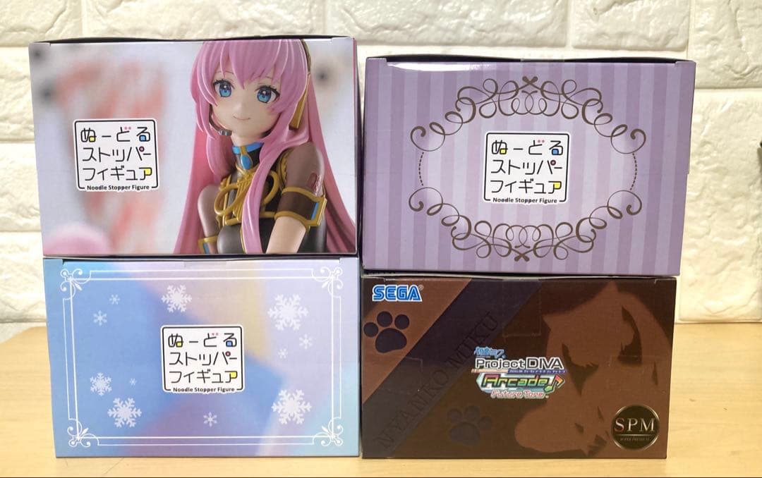 【未開封】初音ミク　フィギュア　ぬーどる　SPM ヴィンテージ　雪　巡音ルカ