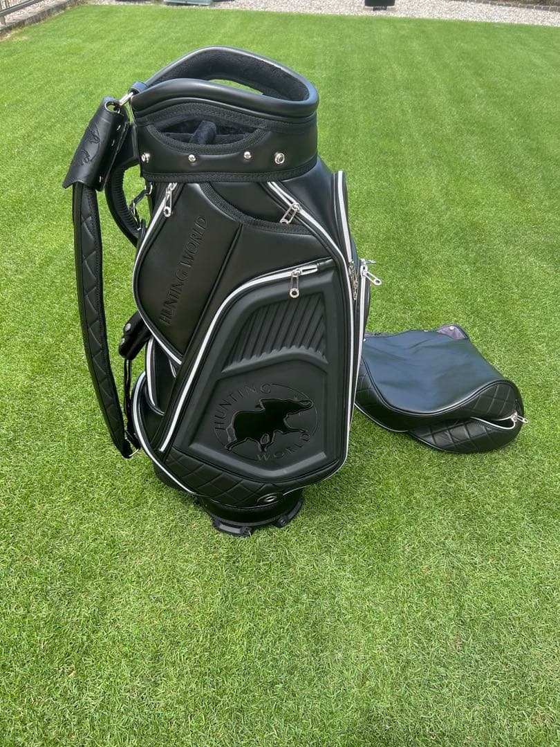 【美品】【稀少】【最高級】ハンティングワールド　キャディバッグ【タイムセール】
