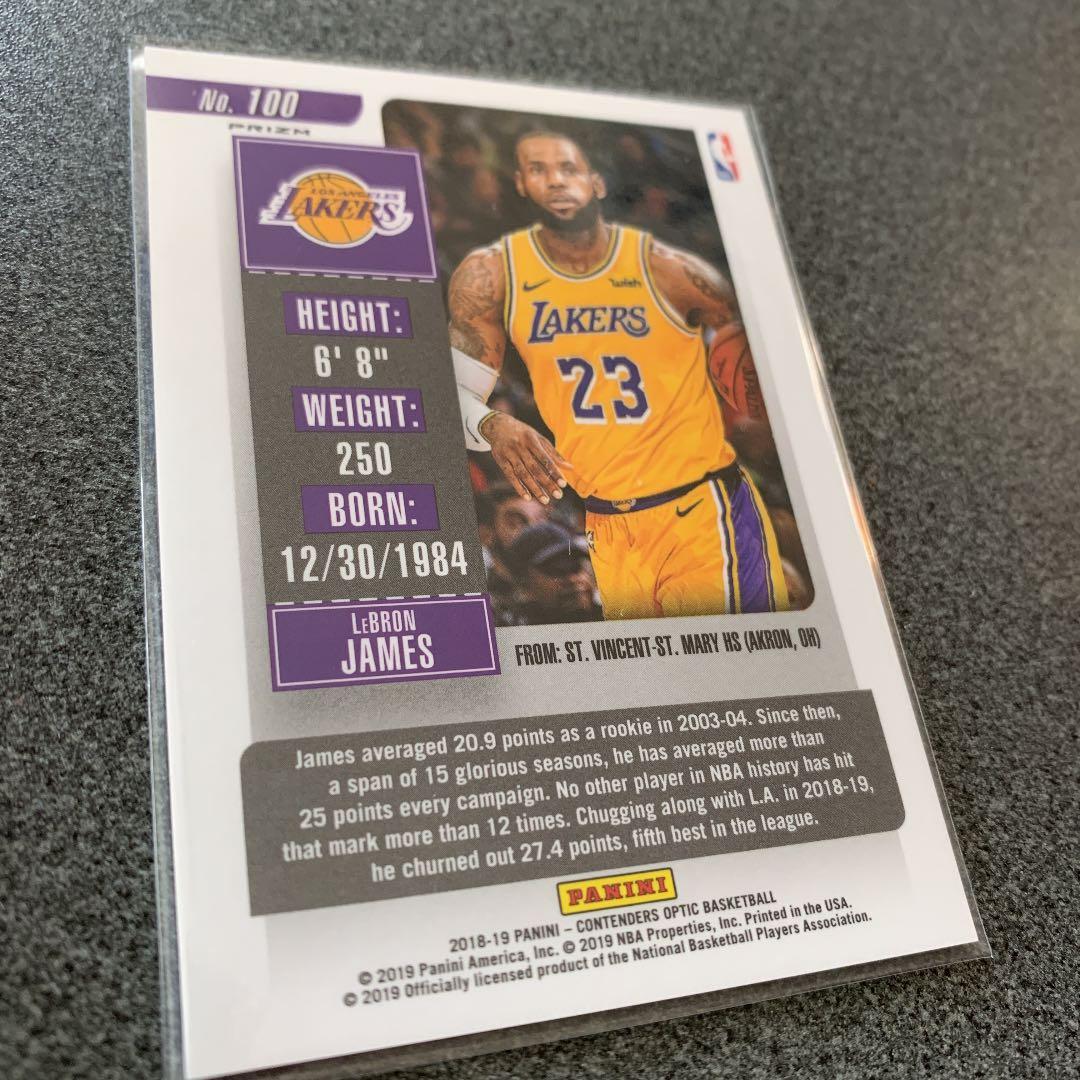 その他 Lebron James 2018 Contenders Optic RED