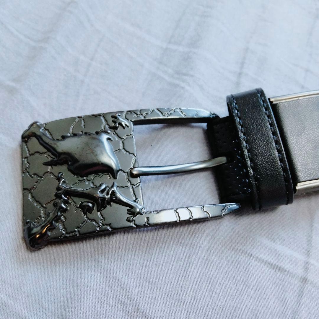 オークリー　ゴルフ　ベルト　ブラック　スカル