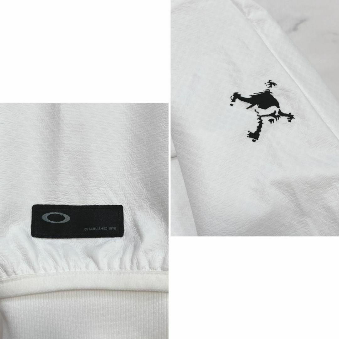 OAKLEY GOLF トラックジャケット ブルゾン ジャージホワイトL