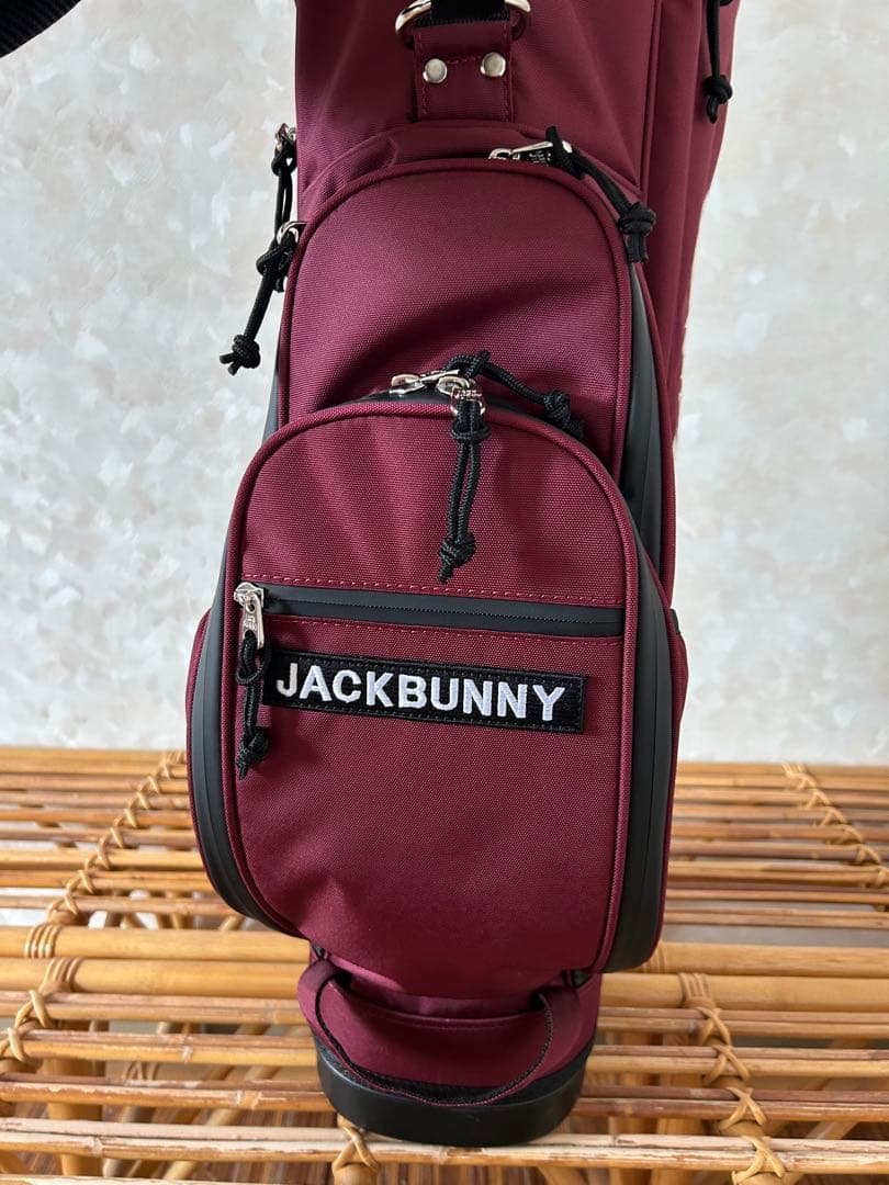 ジャックバニー　2025モデル　スタンドキャディバッグ ボルドー
