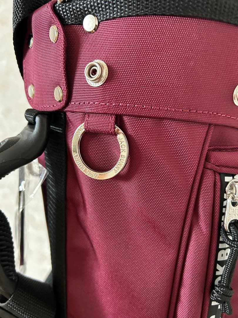 ジャックバニー　2025モデル　スタンドキャディバッグ ボルドー