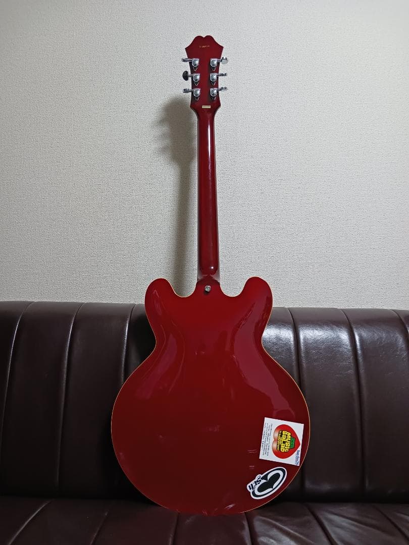 エピフォンepiphoneセミアコ　ES335