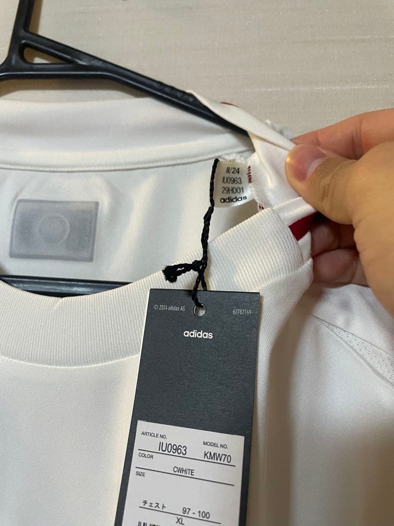 市原吏音　RB大宮アルディージャ 2024 Y3 日本代表　アウェイユニフォーム