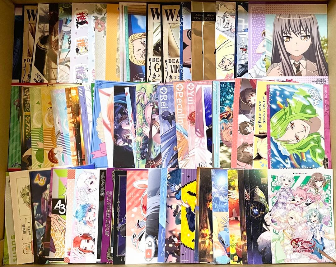 アニメ マンガ キャラクター 紙類 薄物 1000点 まとめ売り トレカ無し