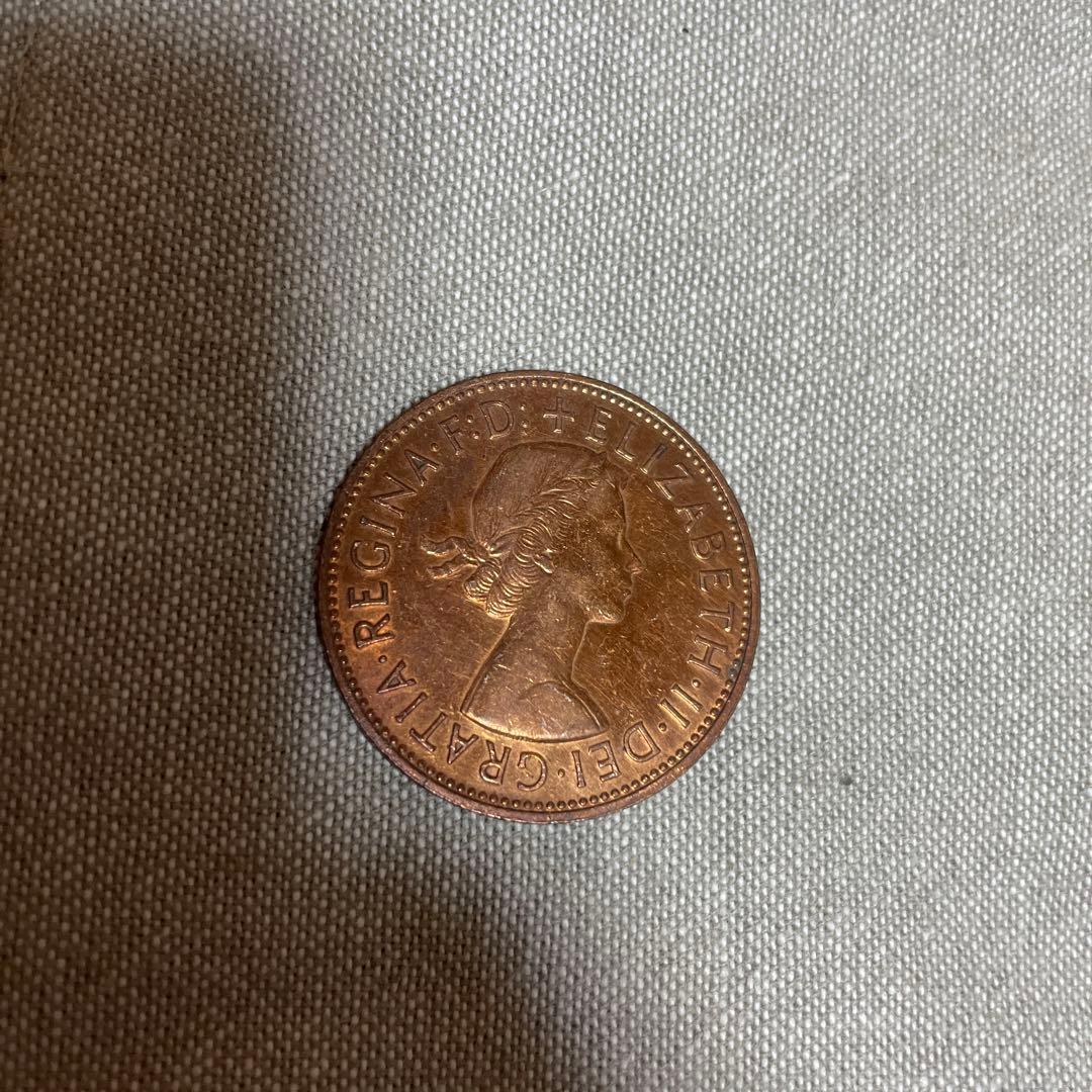 ワンペニー　one penny エリザベス2世 1967