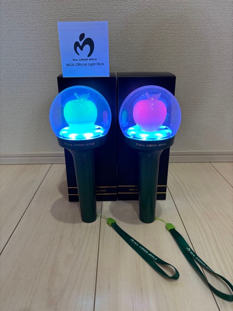 R*u様 ミセスグリーンアップルペンライト2本セット＋CD、DVDセット