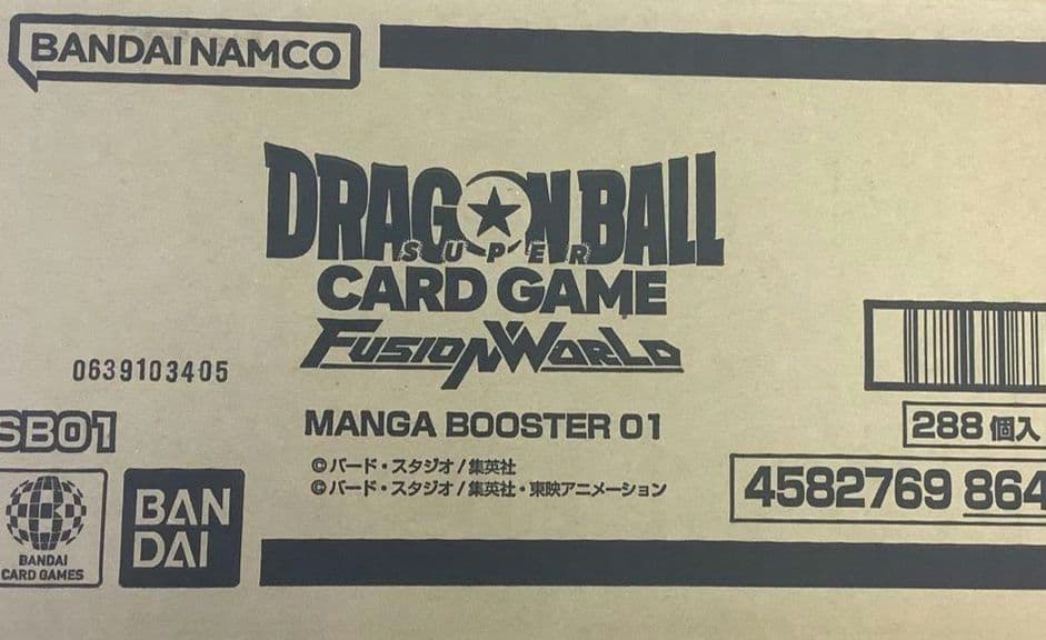 DRAGON BALL　 MANGA BOOSTER 01 カートン
