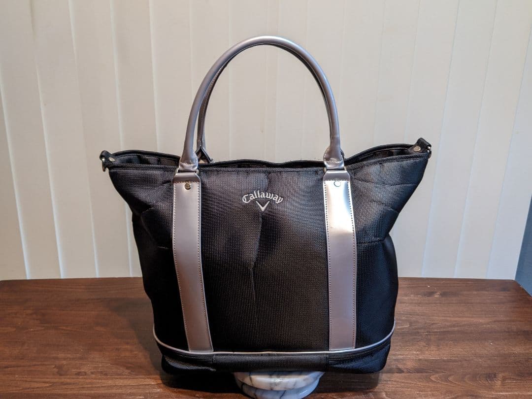 キャロウェイ　2way エナメル　系　トートバッグ　ショルダーバッグ　ゴルフ　靴