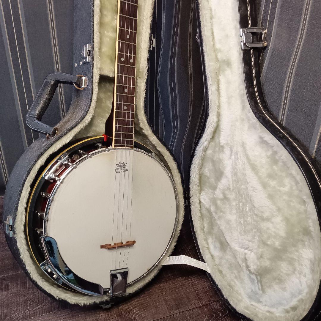 Aria 5弦 バンジョー SB-100 ハードケース付き 現状品 弦楽器