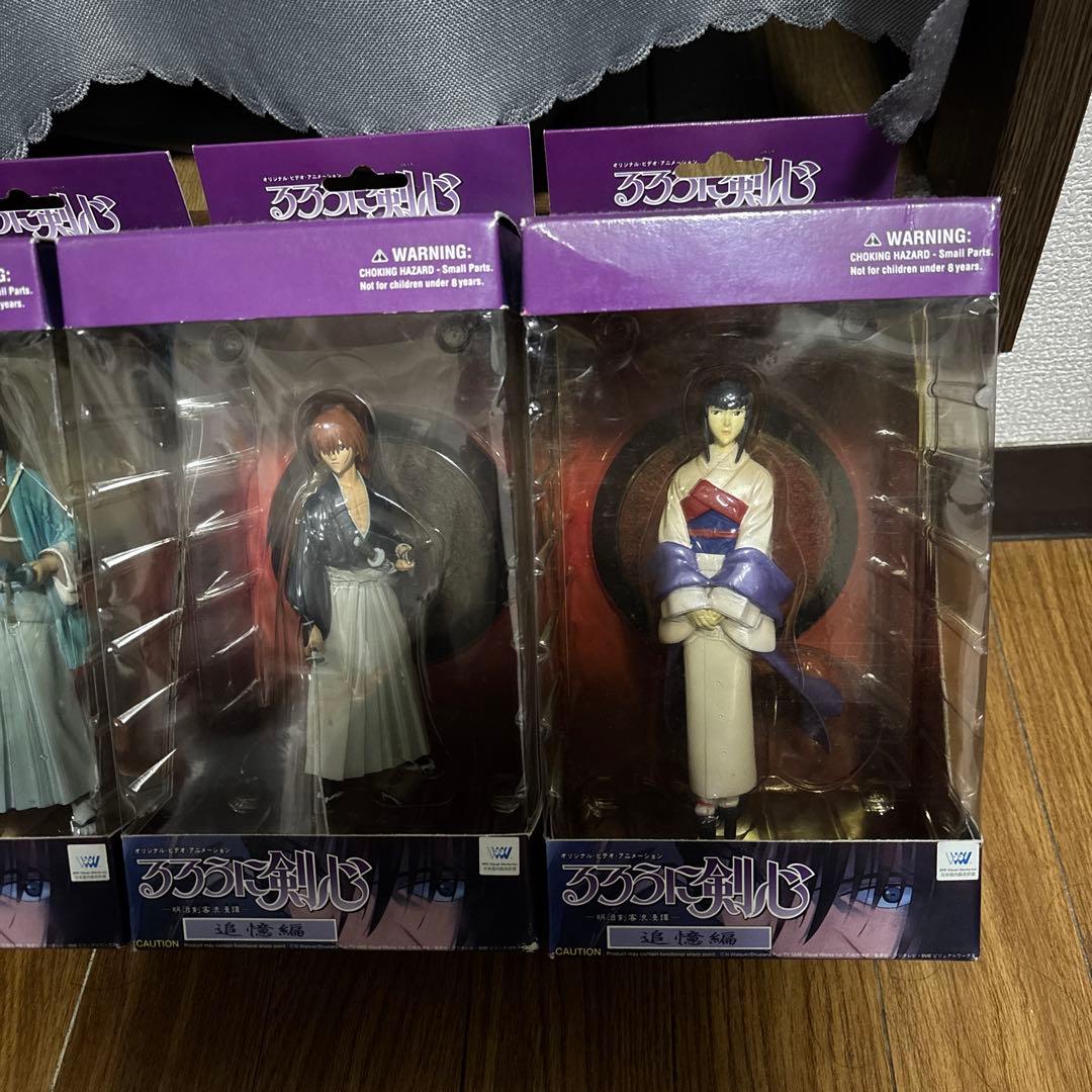 るろうに剣心 追憶編 緋村剣心 雪代巴 斎藤一 沖田総司 フィギュア 4体セット