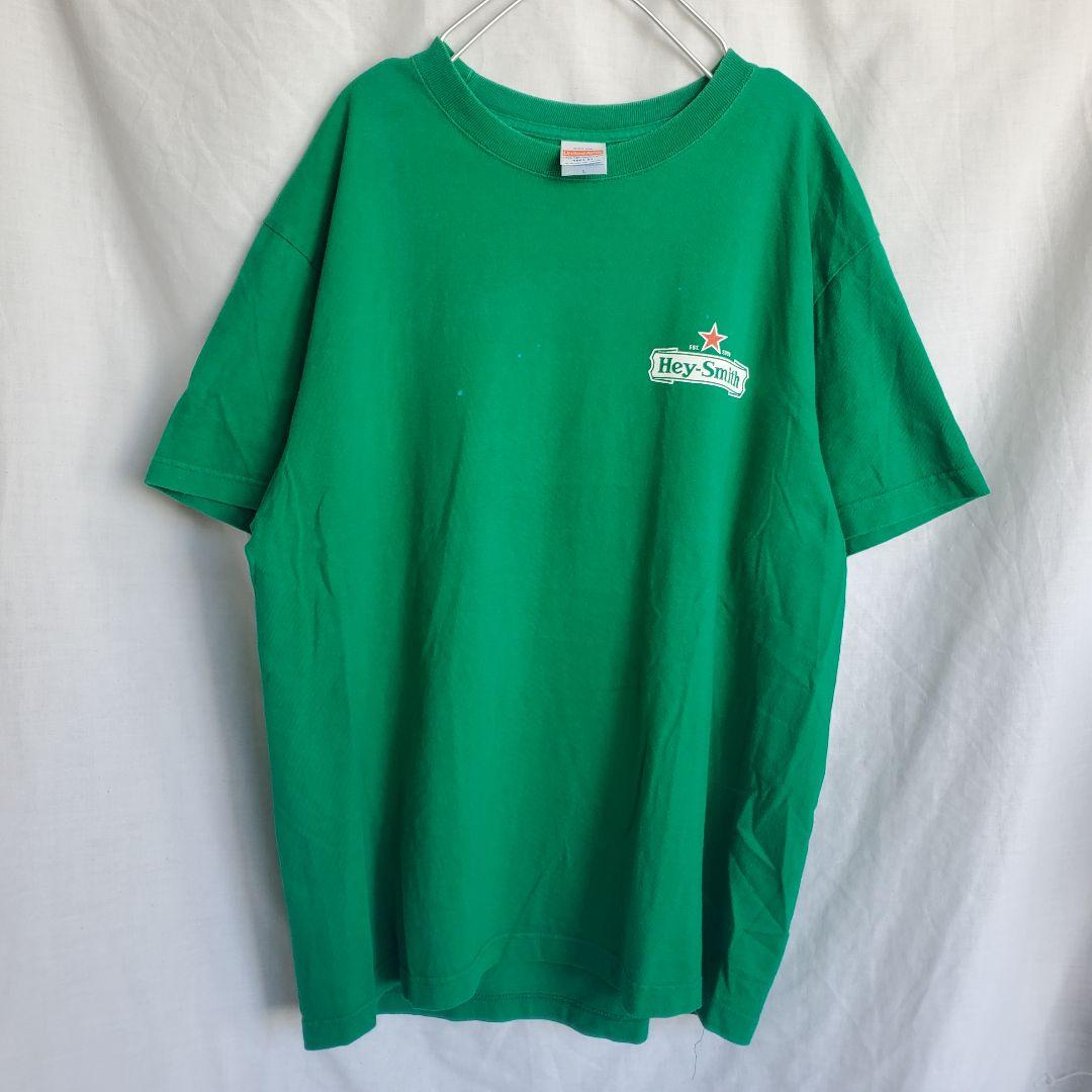 希少 HEY-SMITH Tシャツ XL バンドTシャツ ハイネケン グリーン