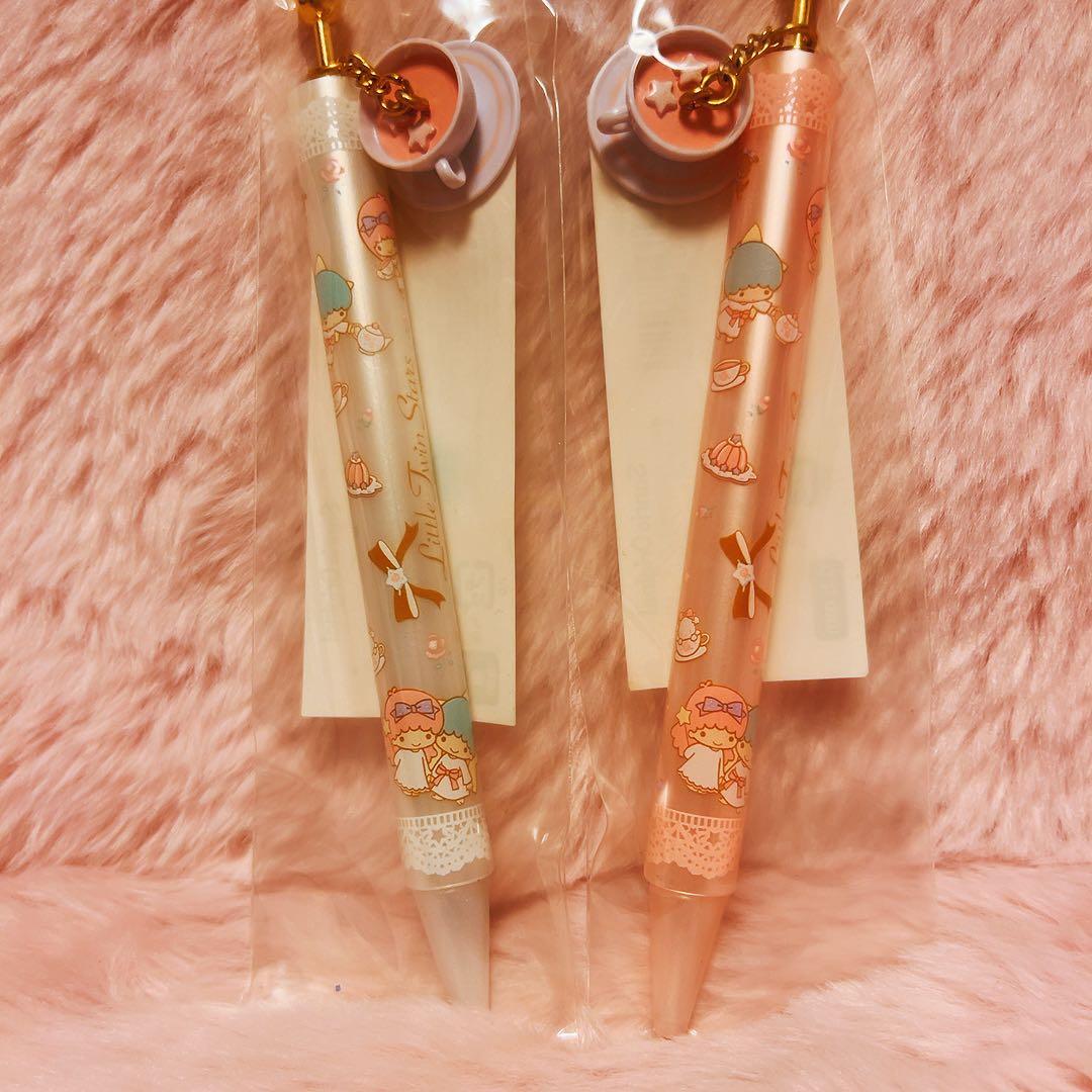 希少レア　リトルツインスターズ　ボールペン　シャープペン　ローズ　2009