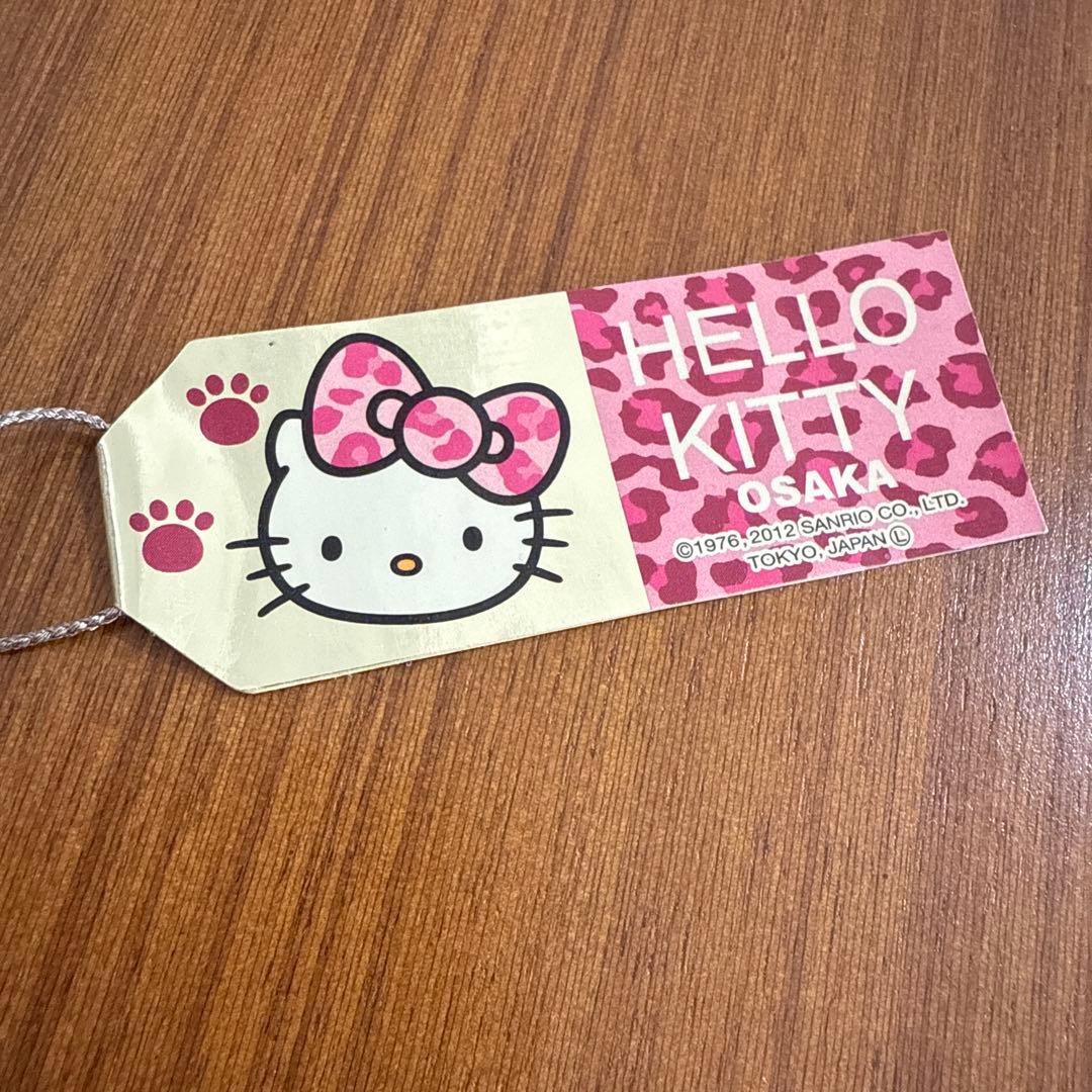 ご当地ハローキティ ヒョウ柄ストラップ 2個セット　大阪限定