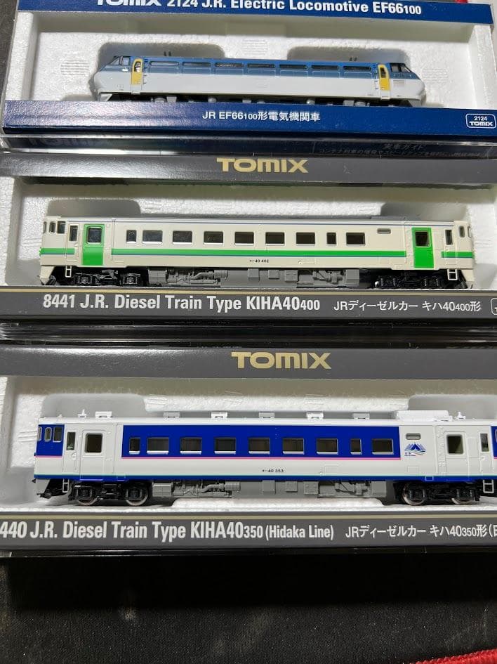 鉄道模型セット KIHA3050 KIHA4000 EF66100