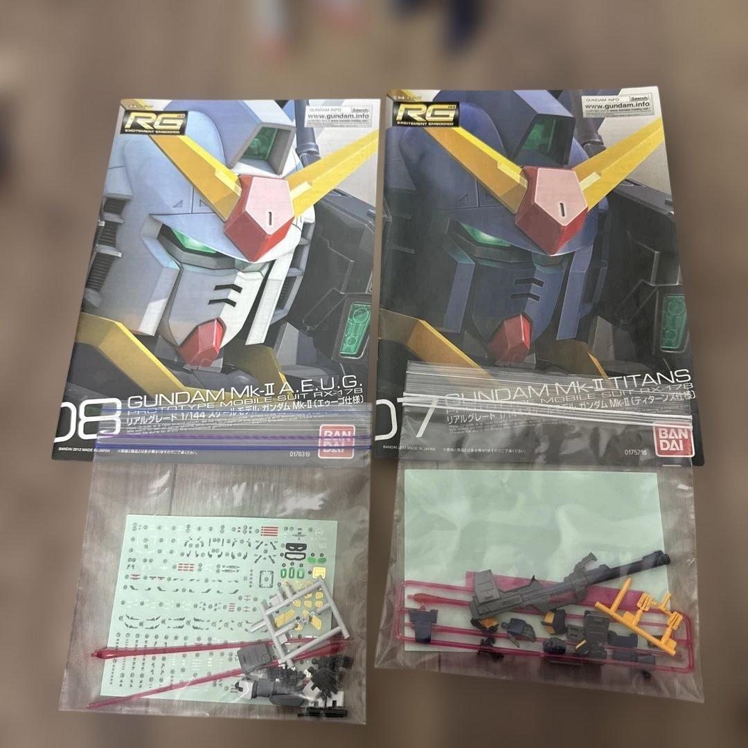 RGガンダムマークIIエゥーゴ＆ティターンズ＆未組み立て新品Gディフェンサー