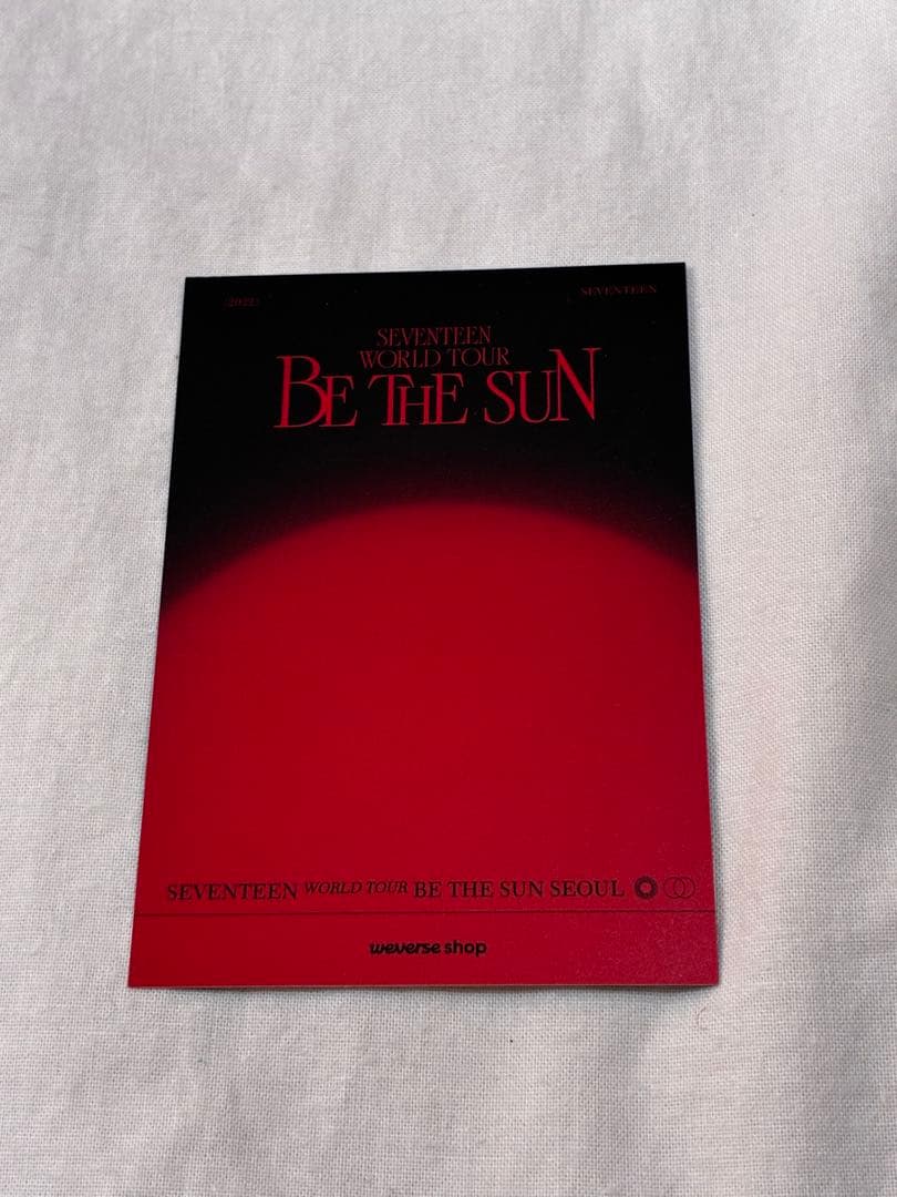 SEVENTEEN セブチ　BE THE SUN weverse 特典ジュン