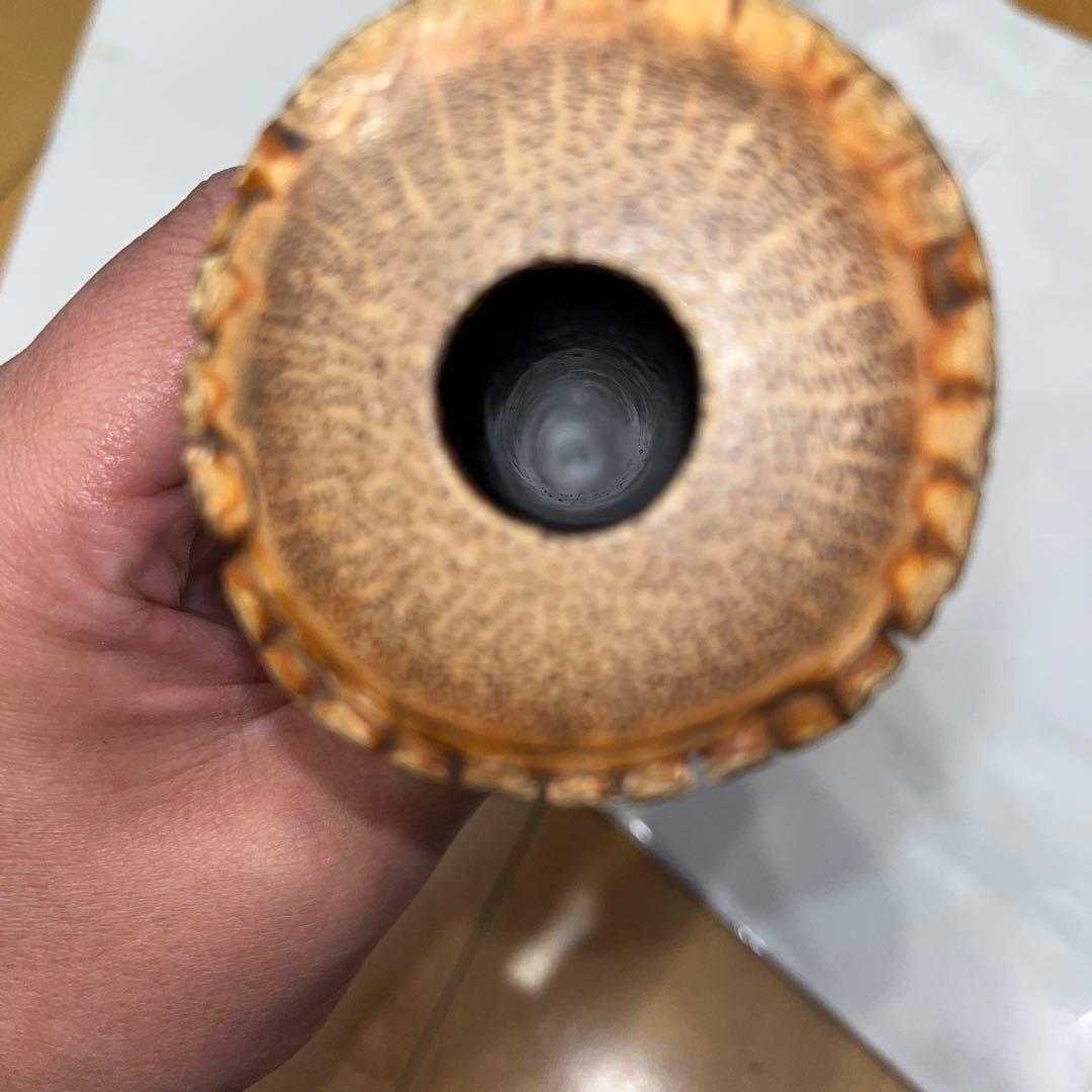 琴古流 尺八 竹治 二分割 1尺9寸 バチ型 唄口 美品