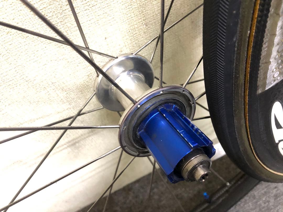 ZIPP 404 カーボンディスクチューブラーホイール 前後セット カンパフリー