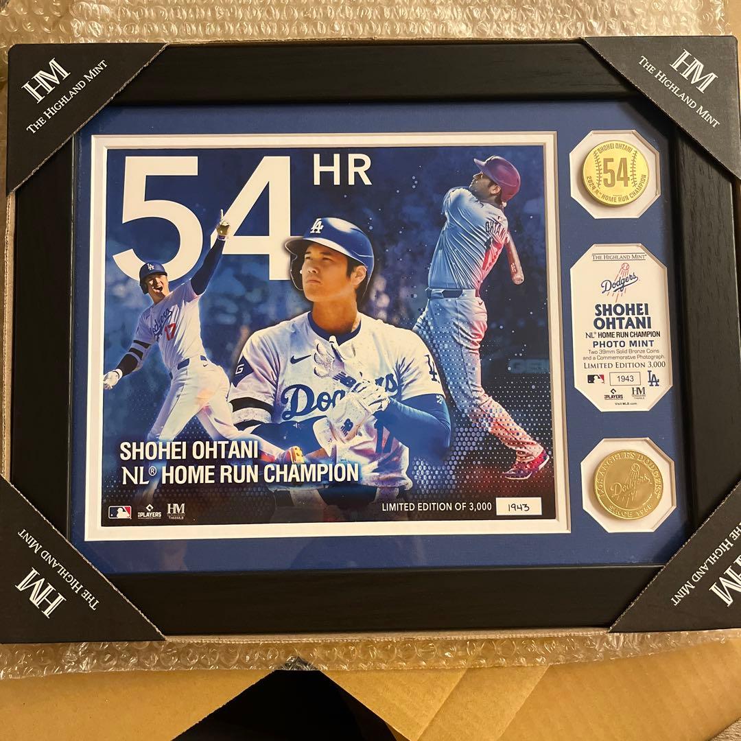 大谷翔平 54HR 記念フレーム 限定3000個