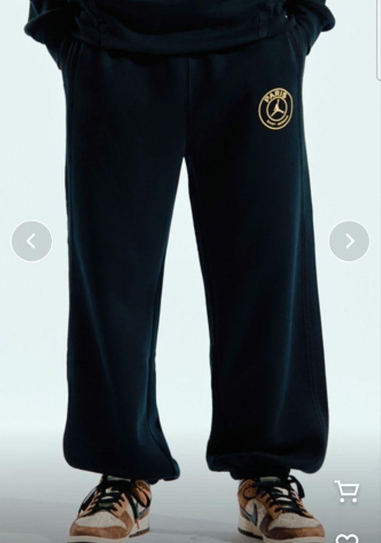 コラボ品 ナイキ&パリ・サンジェルマン 【L】スウェットパンツ ブラック
