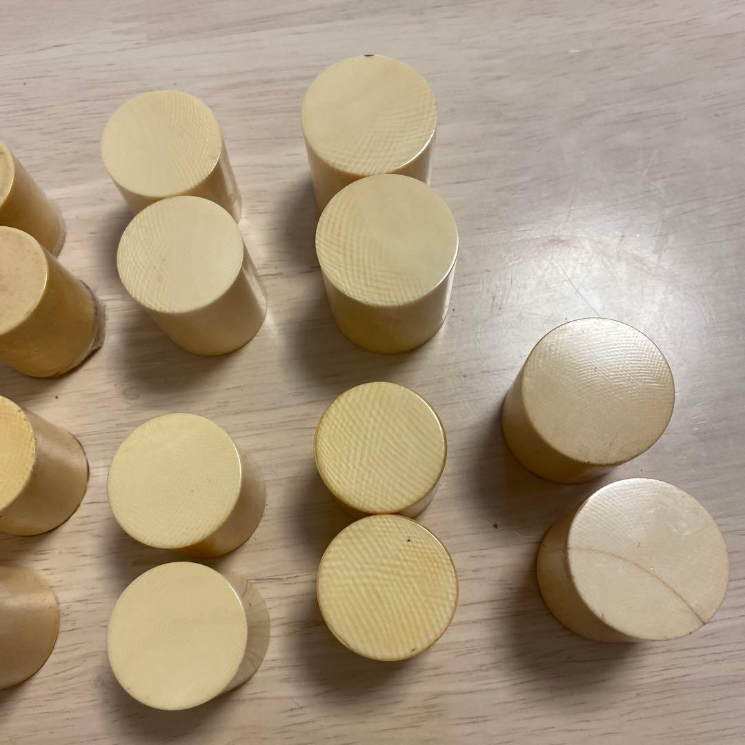 軸先　根付け材　掛け軸用　11個セット(22個) 588g