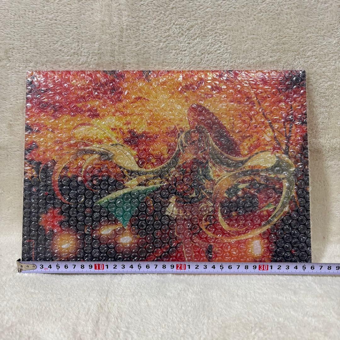 【希少】初音ミク 日本 京都 北野天満宮 アクリルパネル B4 もみじ苑 受注品