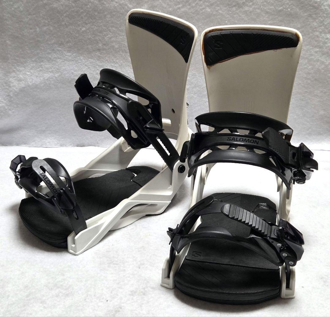 SALOMON RHYTHM ホワイト スノーボード ビンディング Sサイズ