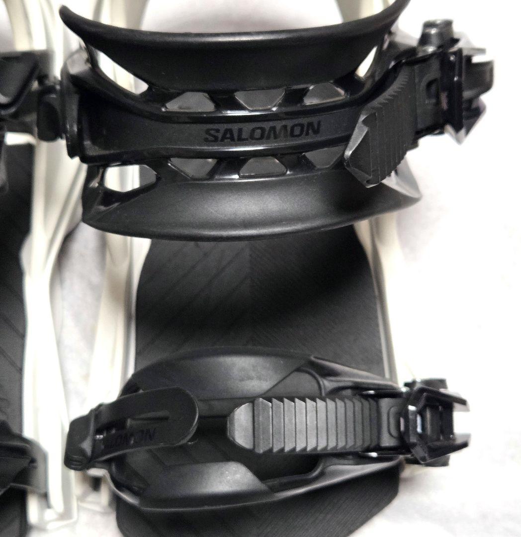 SALOMON RHYTHM ホワイト スノーボード ビンディング Sサイズ